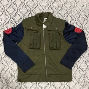 Olive and Navy Naruto Field Jacket